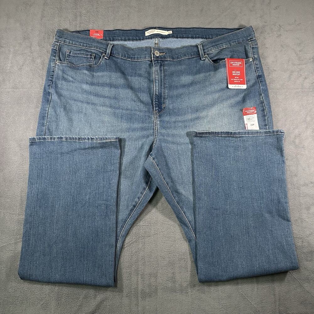 Levi Strauss Jeans Blue Women 26W Bootcut Mid Rise Stretch NWT